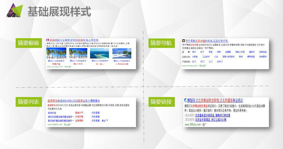 360搜索推廣展現樣式