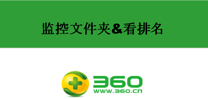 360搜索推廣監控文件夾有什么用？