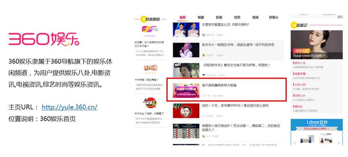 360PC信息流-主要展現位置說明