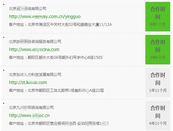 已合作360推廣的客戶
