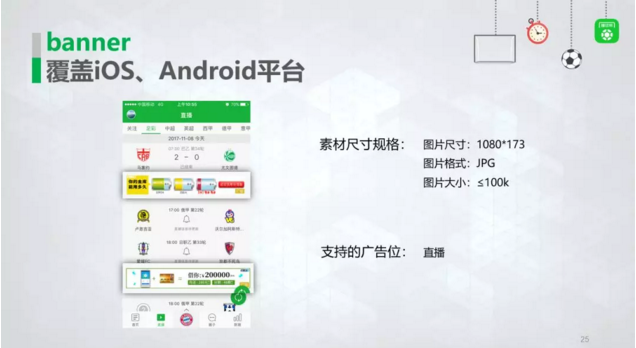 懂球帝推廣展現樣式