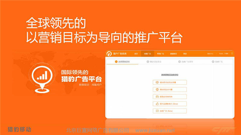 全球領先的以營銷目標為導向的推廣平臺：獵豹推廣