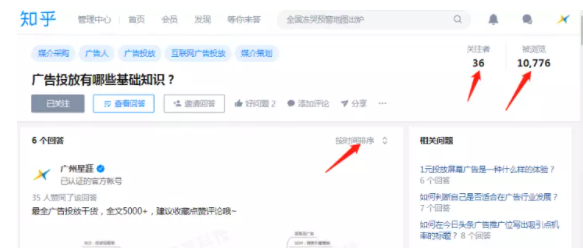 知乎廣告投放內(nèi)容