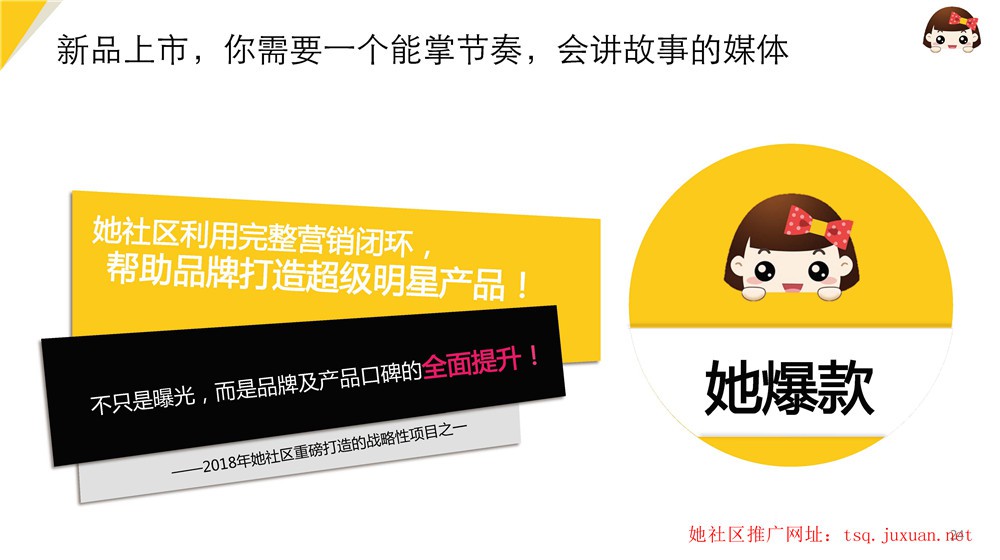 她社區廣告會講故事的媒體
