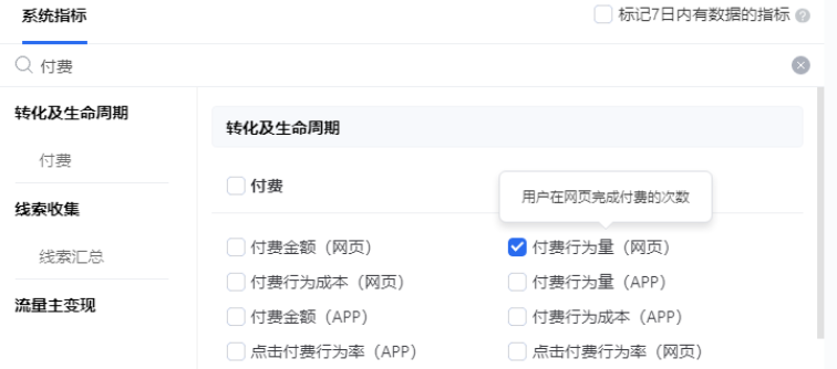 選擇自定義列，查看相關(guān)指標(biāo)數(shù)據(jù)：