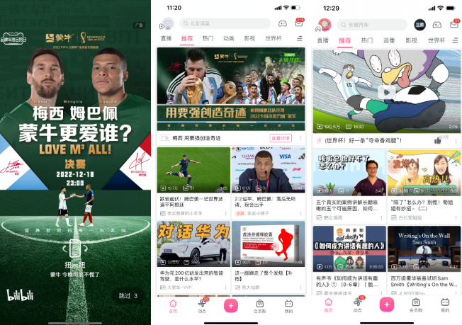 從互動(dòng)活動(dòng)、到內(nèi)容話題，蒙牛在B站雙管齊下，將大眾關(guān)注花式導(dǎo)向蒙牛品牌態(tài)度及官方小程序，把世界杯的傳播聲量轉(zhuǎn)化為蒙牛的品牌流量。據(jù)B站大數(shù)據(jù)平臺(tái)"Z指數(shù)”顯示，蒙牛品牌指數(shù)升至食品飲料行業(yè)TOP8，躋身第一梯隊(duì)。