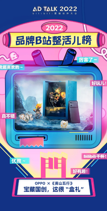 我門觀點：OPPO是最擅長Z世代營銷的品牌之一，二次元營銷聽上去容易，但想要做到穩定成功并不容易，但事實證明，OPPO確實擁有獨特的眼光。同時，OPPO近幾年打造的多款限定禮盒都曾引起過熱議，除了產品本身，每一次的禮盒都能夠精準找到粉絲最歡迎的限定周邊及內置元素，達到了1+1＞2的效果，也實現了品牌與IP的互相賦能。