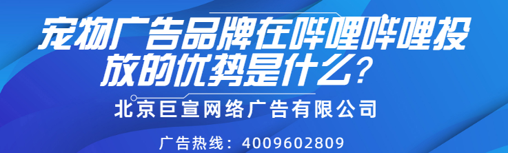 寵物廣告在嗶哩嗶哩投放的有利條件是什么？