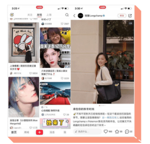 在小紅書投放廣告的占線位置有哪些？