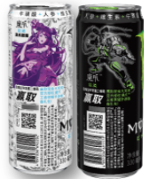 呂布&貂蟬CP上瓶身，一瓶一碼聯動游戲禮包，提升用戶轉化。