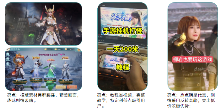 素材創意方向洞察| 重度游戲  