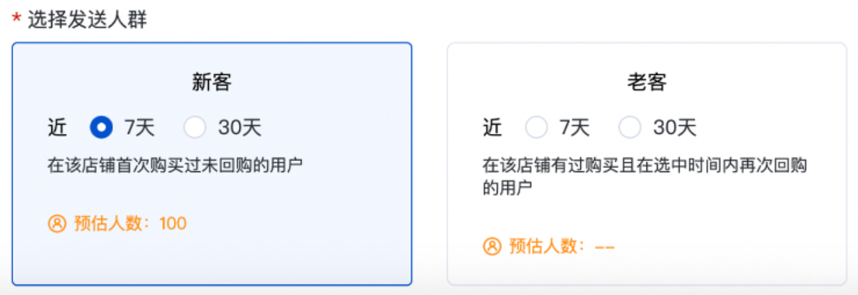 預(yù)估受眾人數(shù)