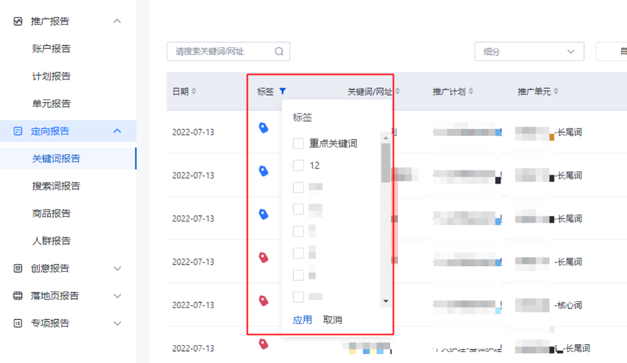 顯示內容