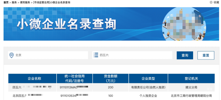 微企業范圍以網站查詢結果為準