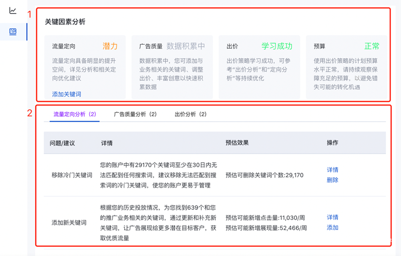 關(guān)鍵因素分析升級亮點