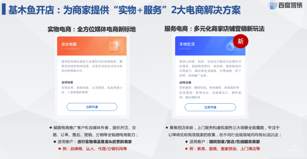 基木魚開店-服務電商升級為本地生活|百度廣告