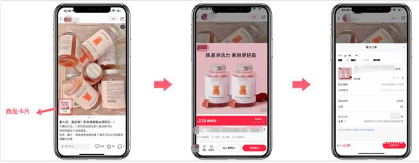 小紅書廣告商品卡樣式路徑
