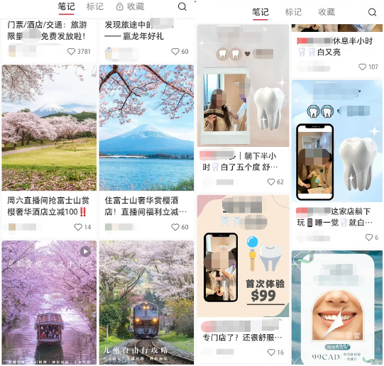小紅書廣告內容垂直案例