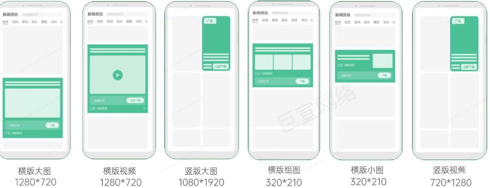 OPPO信息流廣告規格