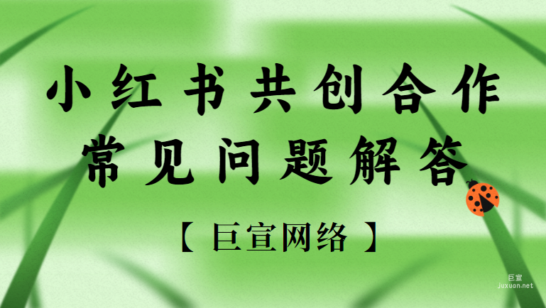 小紅書共創合作常見問題解答