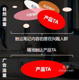 小紅書廣告自然與廣告流量對比