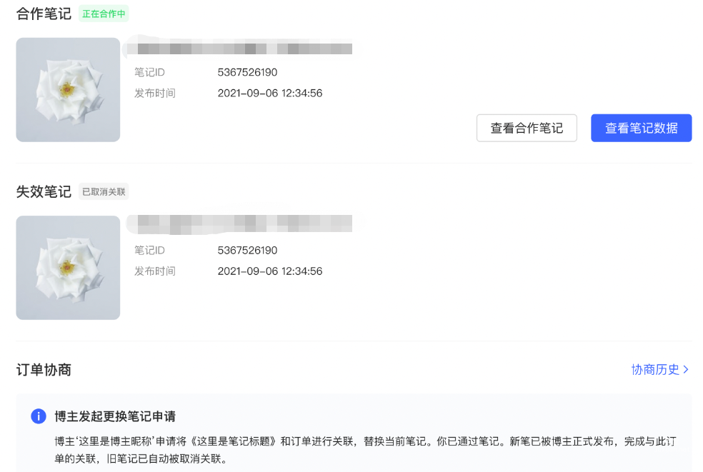小紅書廣告查看筆記數據