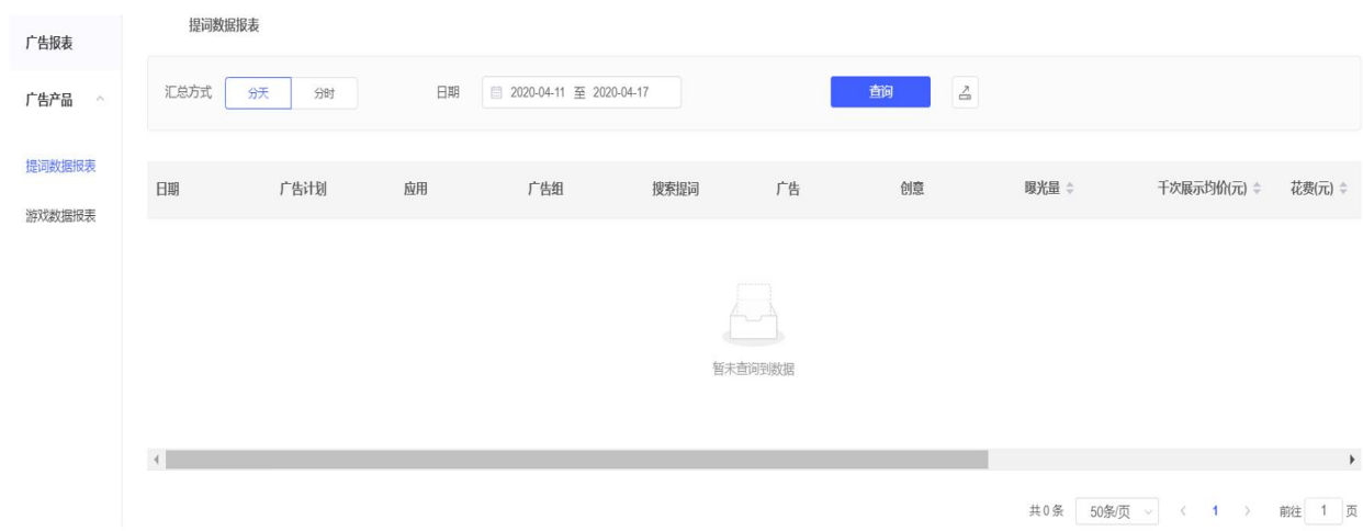 vivo廣告數據報表入口