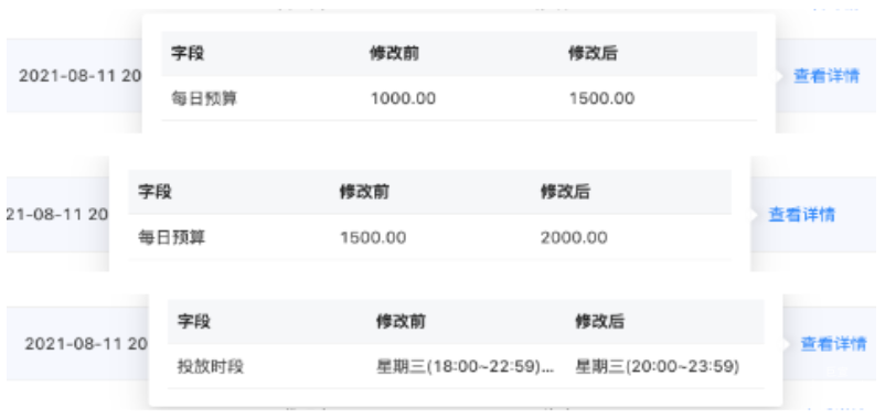 快手廣告之投放時(shí)段展示圖