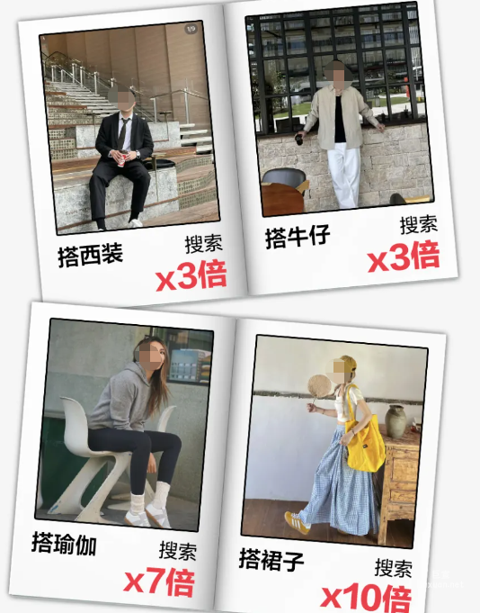 小紅書廣告德訓鞋熱門穿搭