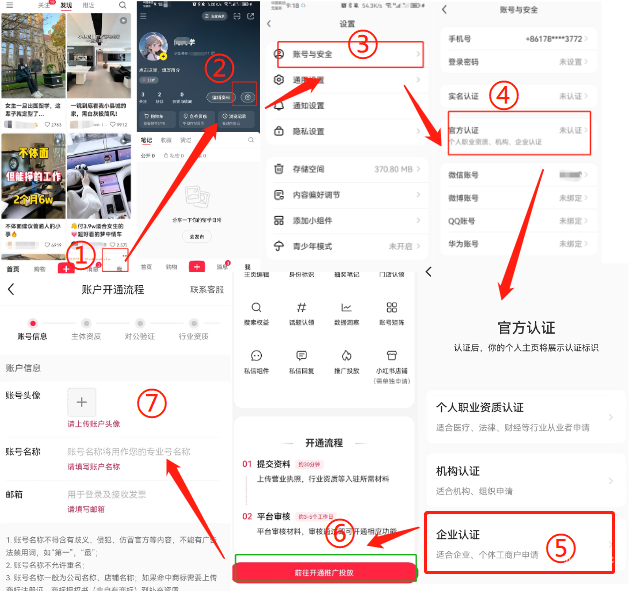 小紅書廣告專業(yè)號(hào)認(rèn)證流程